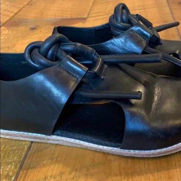 Alpha60 black leather Mella loafers Size 7.5 - Picture 10 of 12